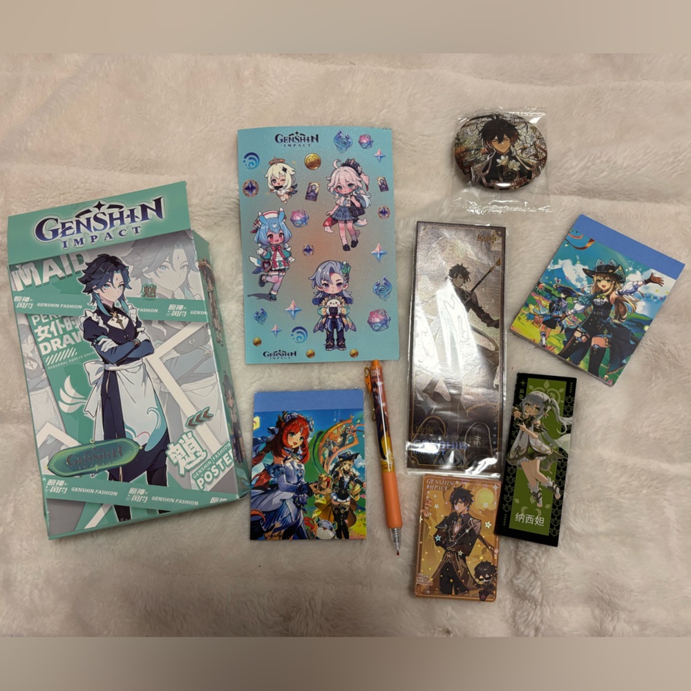 Genshin Impact Merchandise Set